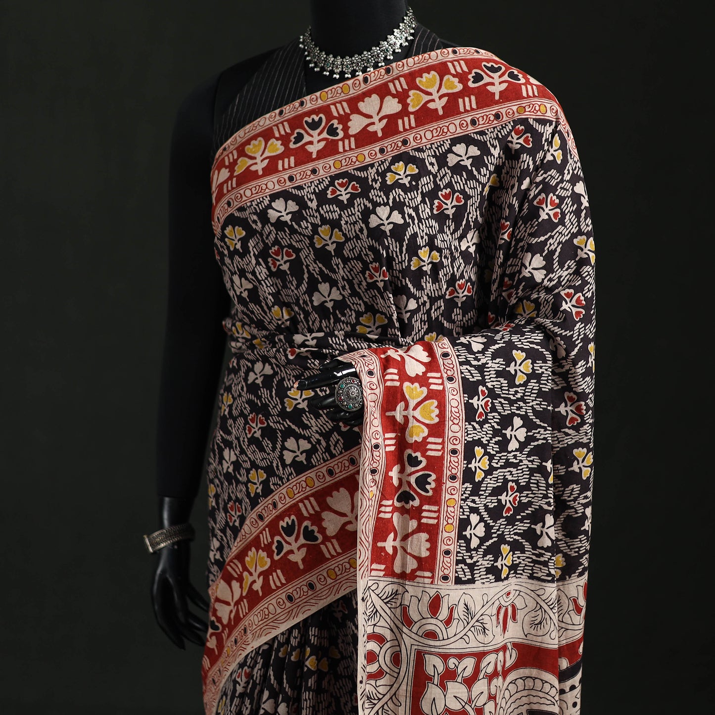 Kalamkari Printed Cotton Saree 31