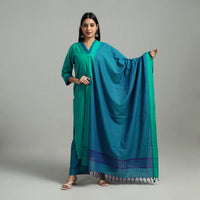 Green - Cotton Dharwad Kurta Set with Palazzo & Dupatta 24