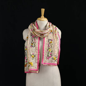 Ranihati Chanderi Silk Hand Embroidered Stole 94