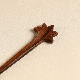 Hand Carved Sheesham Wood Juda Stick 14