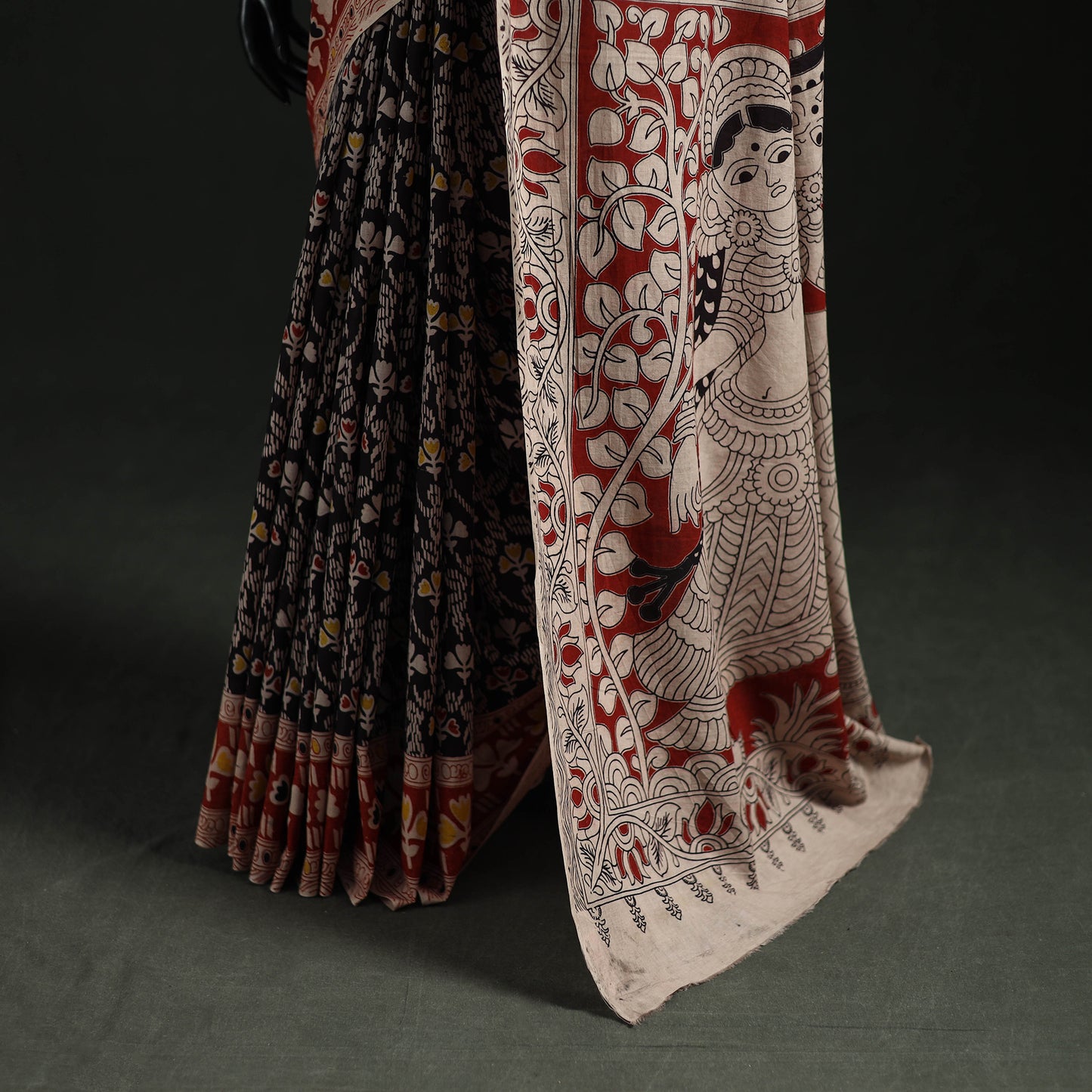Kalamkari Printed Cotton Saree 31