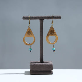 Handcrafted Scoop Shaped Bamboo Earrings