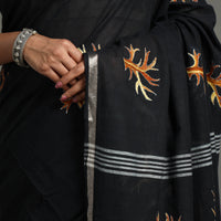 Kantha embroidery Saree