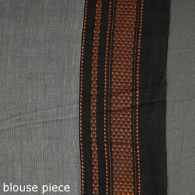 Buy Grey - Ilkal Handloom Cotton Saree With Chikki Paras Border 11 