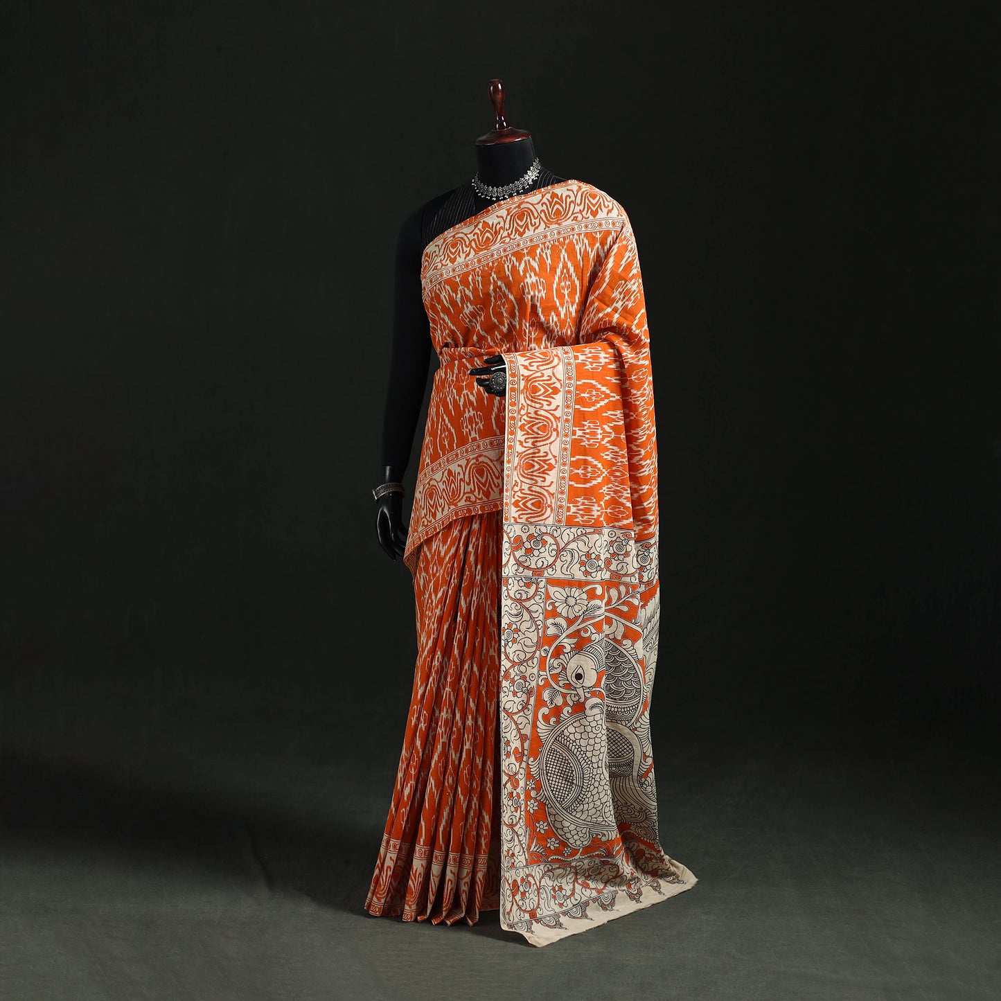 Kalamkari Printed Cotton Saree 32