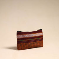 Orange - Khun Fabric Quilted Coin Pouch 11