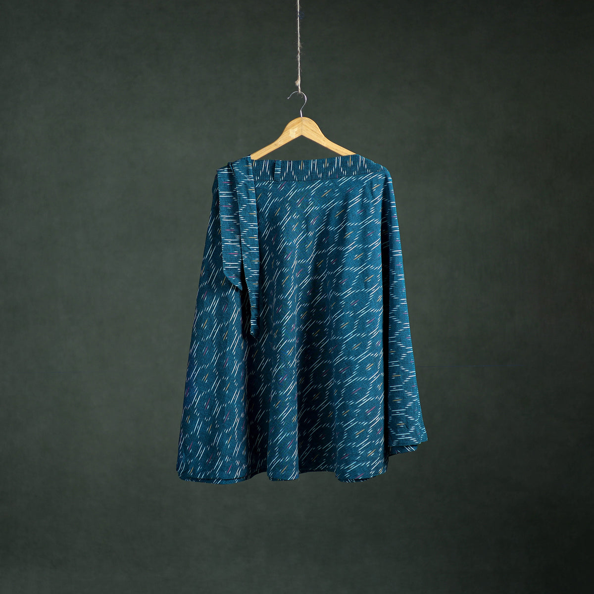 Pochampally Ikat Cotton Wrap Around Skirt 43