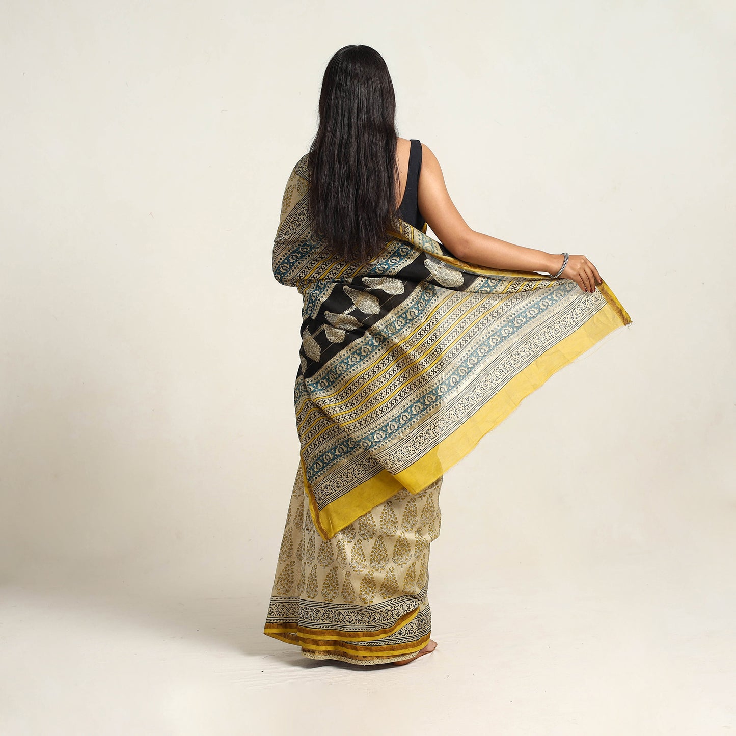 Bagru Saree