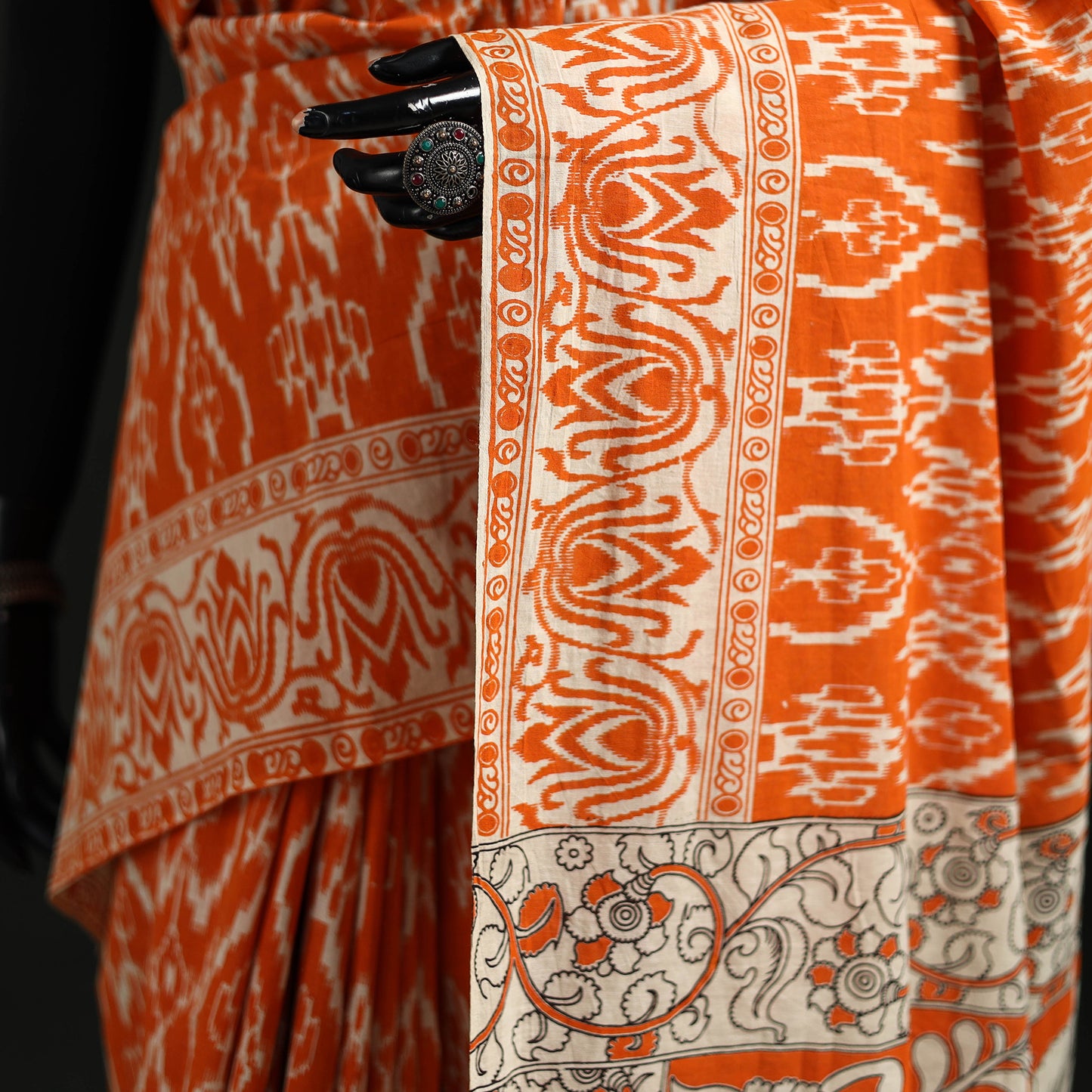 Kalamkari Printed Cotton Saree 32