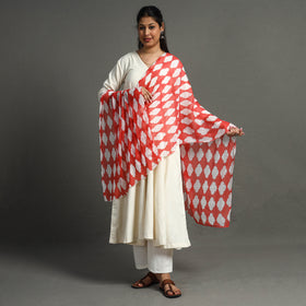  Floral Printed Chiffon Jaipur Dupatta