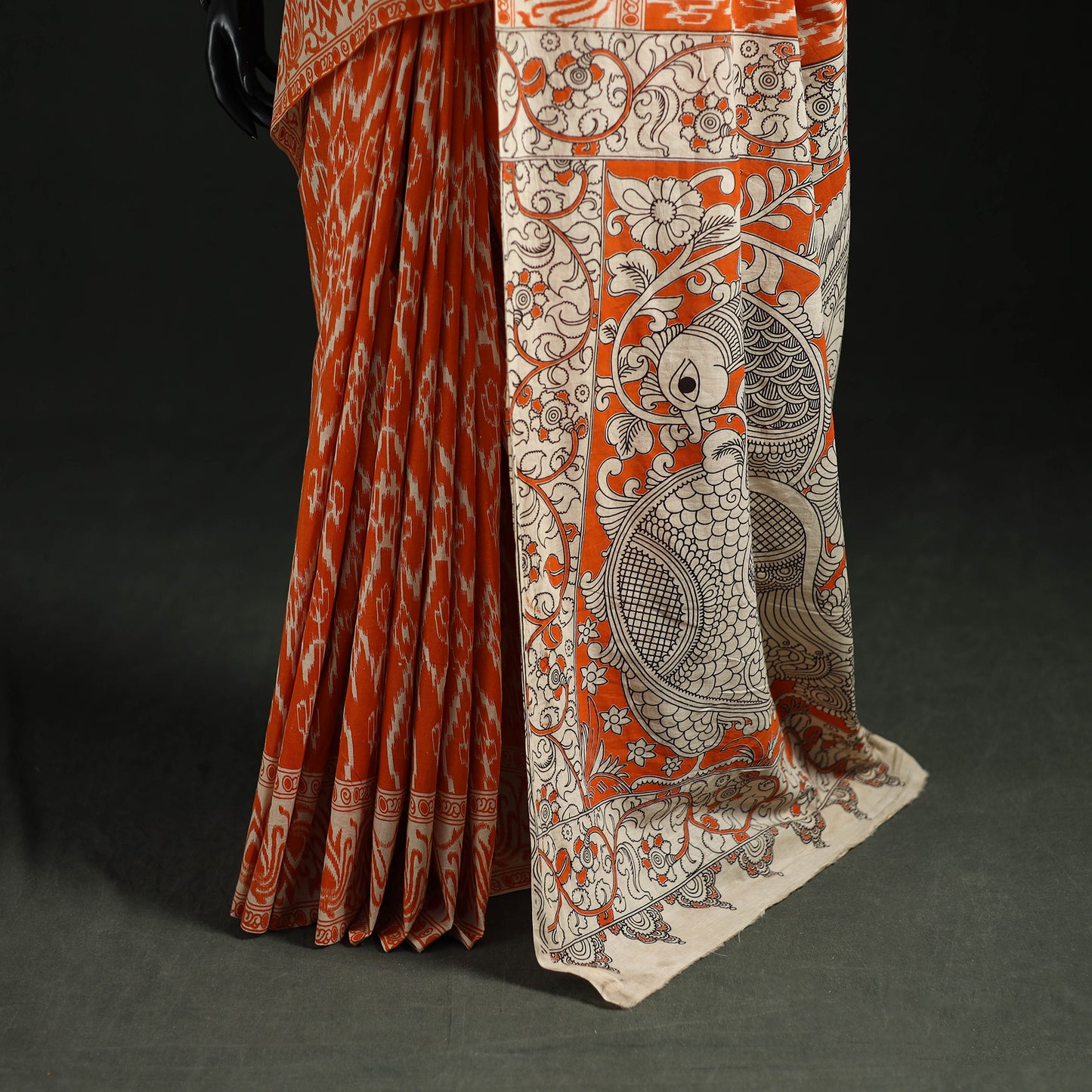 Kalamkari Printed Cotton Saree 32