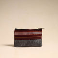  Grey Khun Fabric Quilted Coin Pouch