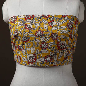 Kalamkari Print Cotton Unstitched Blouse Piece 12