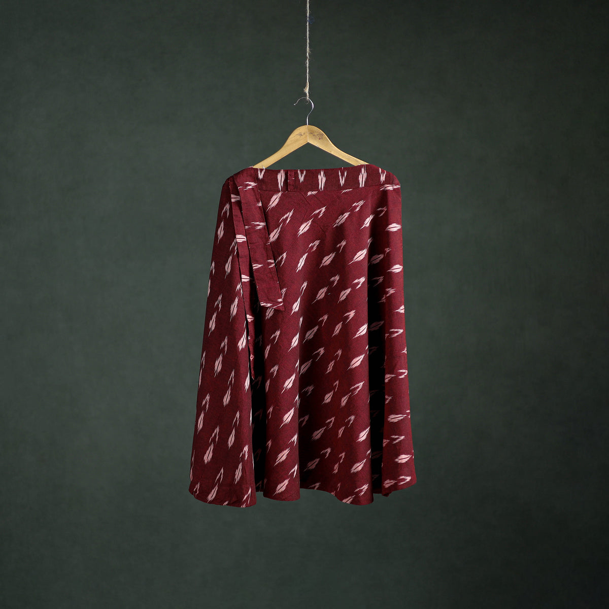 Pochampally Ikat Cotton Wrap Around Skirt 44