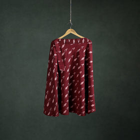 Pochampally Ikat Cotton Wrap Around Skirt 44