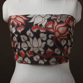 Kalamkari Print Cotton Unstitched Blouse Piece 13