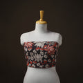 Kalamkari Print Cotton Unstitched Blouse Piece 13