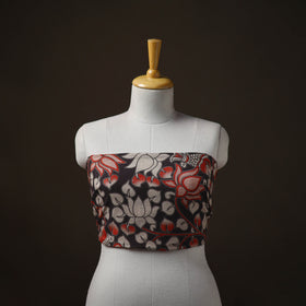 Kalamkari Print Cotton Unstitched Blouse Piece 13