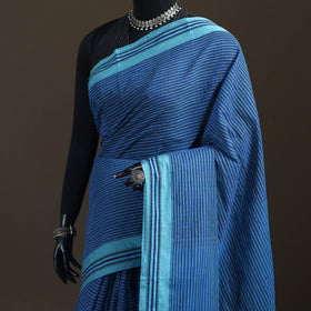Narayanpet Small Checks Pure Handloom Dobby Cotton Saree 34