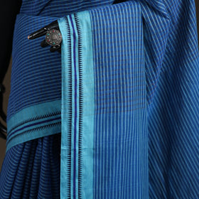 Narayanpet Small Checks Pure Handloom Dobby Cotton Saree 34