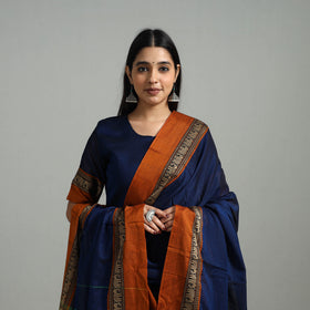 Buy Cotton Blue Dharwad Kurta Set with Palazzo & Dupatta