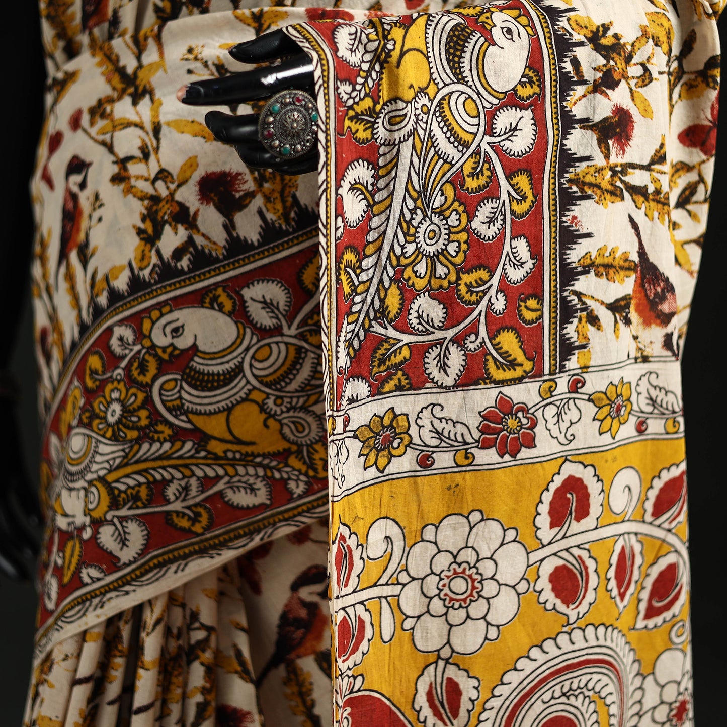 Kalamkari Printed Cotton Saree 33