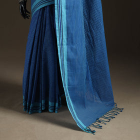 Narayanpet Small Checks Pure Handloom Dobby Cotton Saree 34