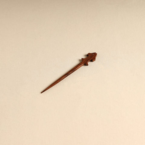 Hand Carved Sheesham Wood Juda Stick 19