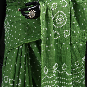 Kutch Bandhani Tie-Dye Cotton Saree 83