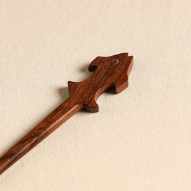 Hand Carved Sheesham Wood Juda Stick 19