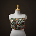 Kalamkari Print Cotton Unstitched Blouse Piece 14
