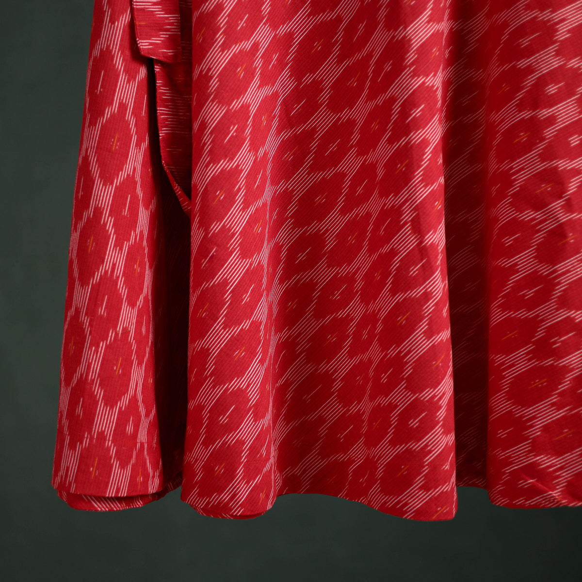 Pochampally Ikat Cotton Wrap Around Skirt 45