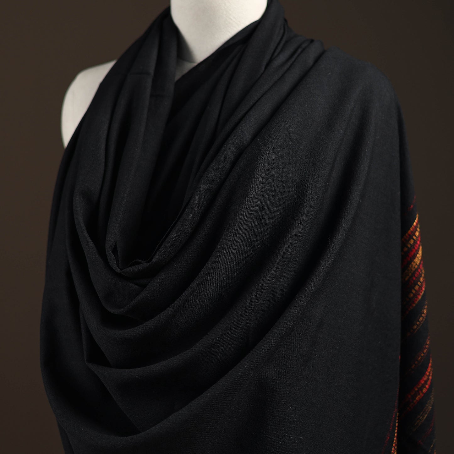 Kutch Bhujodi Handwoven Merino Wool Shawl 220