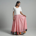 Sanganeri Block Print Cotton Long Skirt