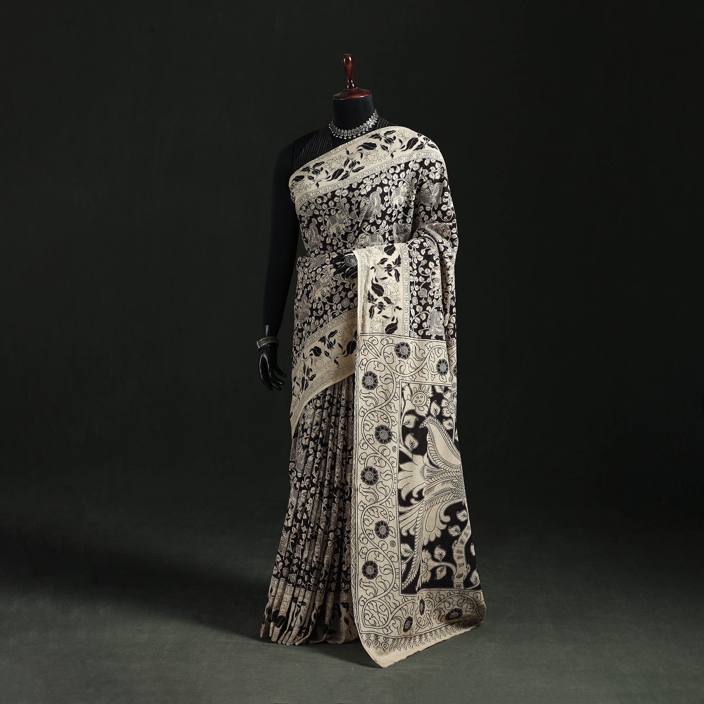 Kalamkari Printed Cotton Saree 34