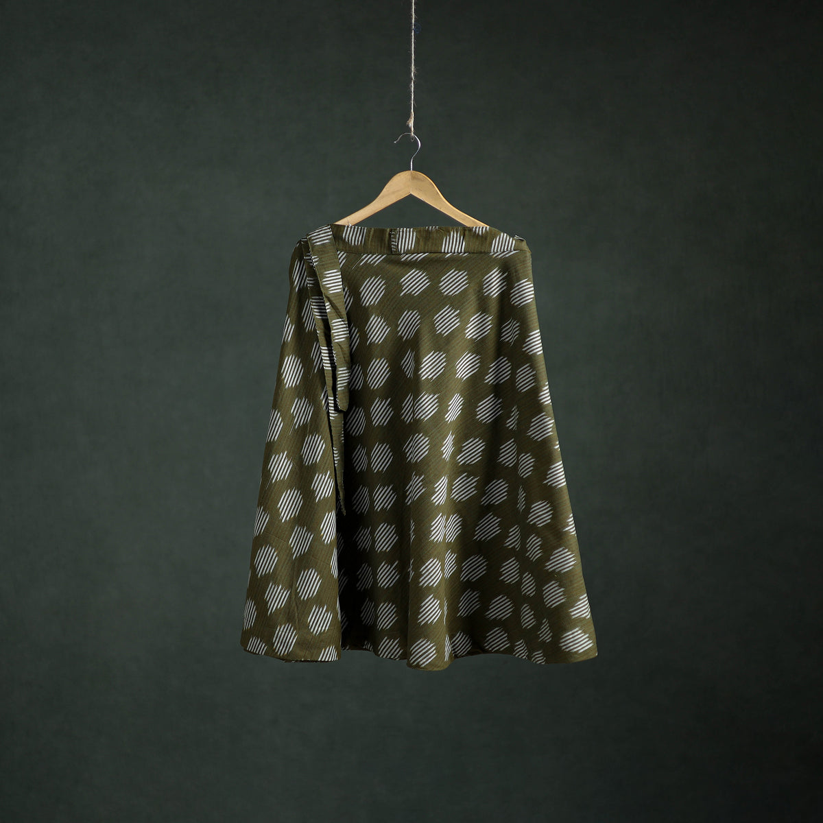 Pochampally Ikat Cotton Wrap Around Skirt 46