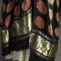 Multicolor - Shibori Clamp Dyed Modal Silk Dupatta with Zari Border 36