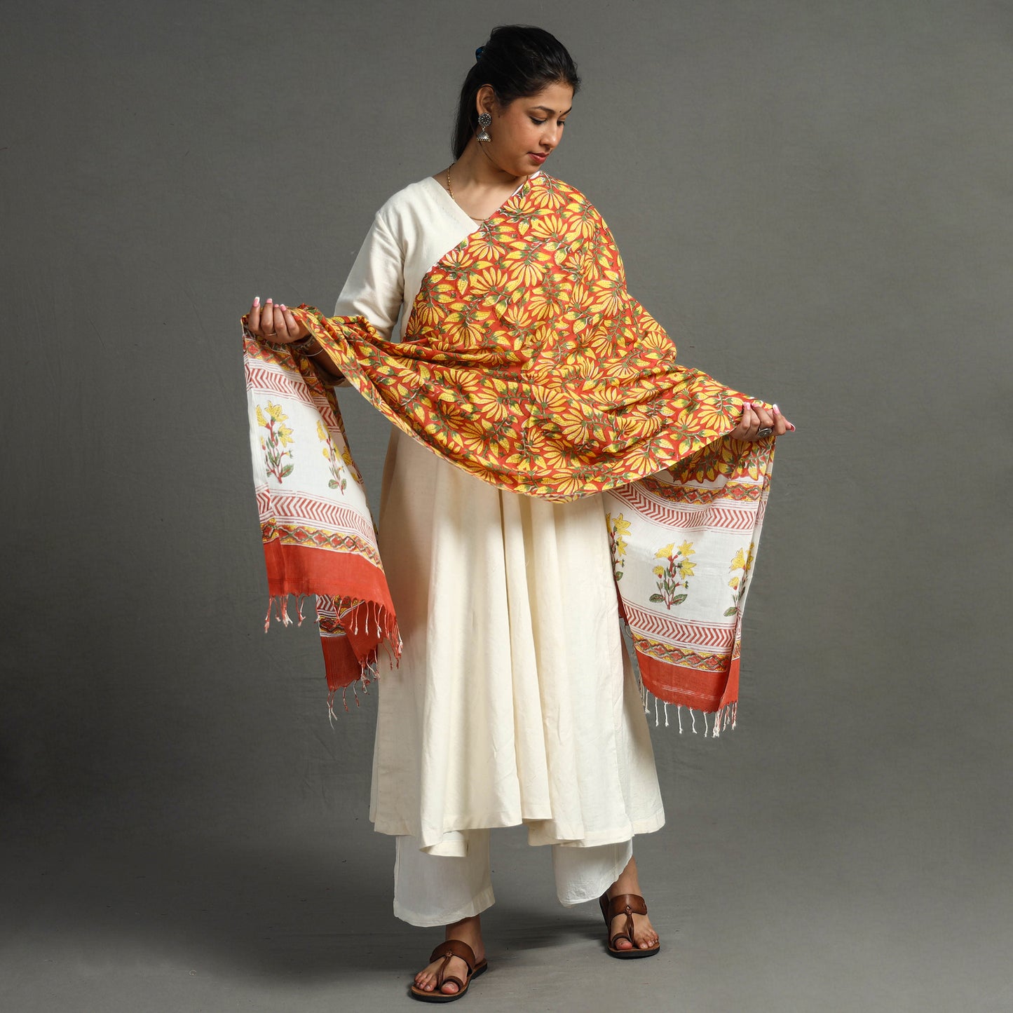 Sanganeri Dupatta 