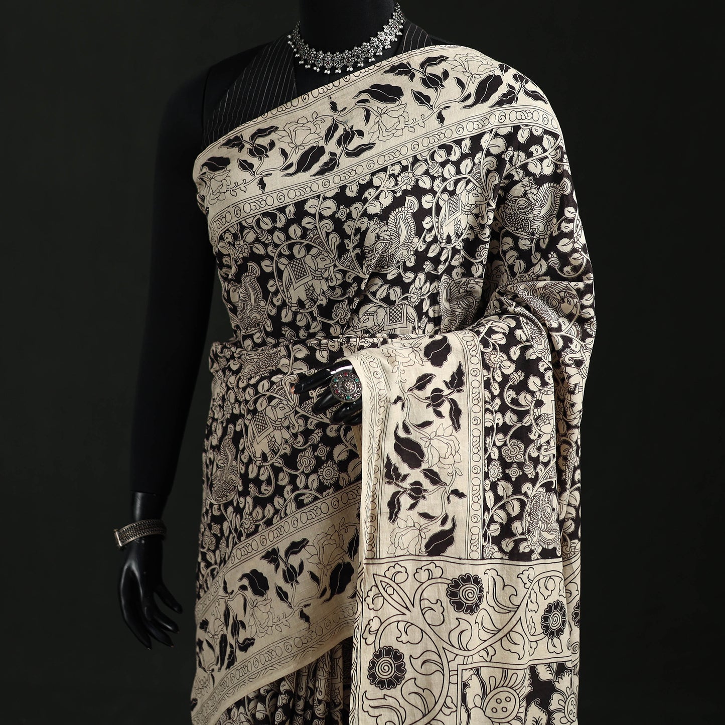 Kalamkari Printed Cotton Saree 34