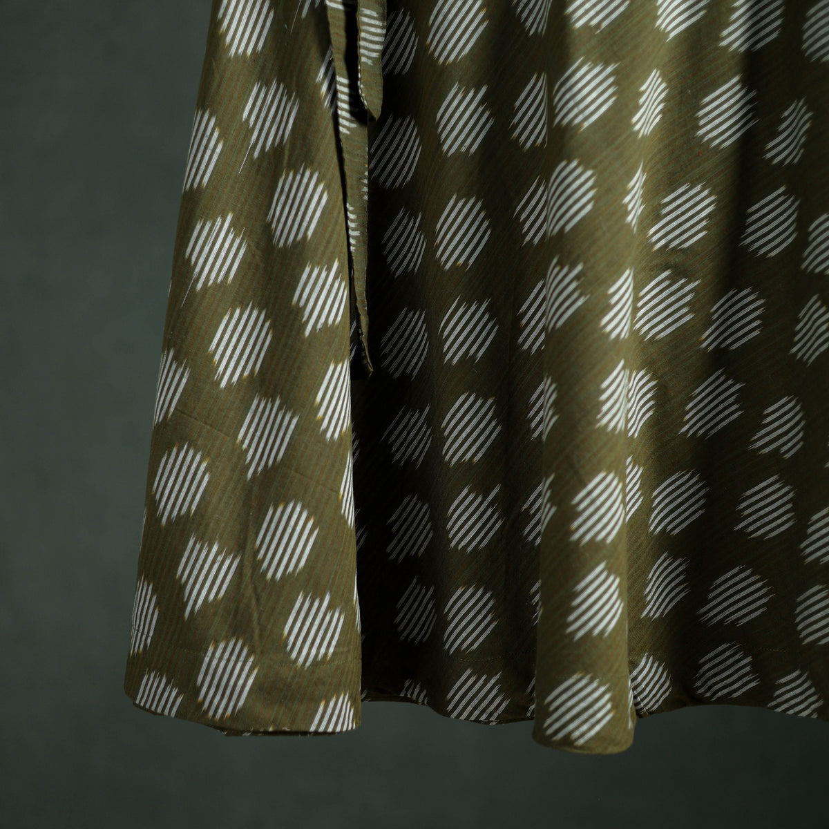 Pochampally Ikat Cotton Wrap Around Skirt 46