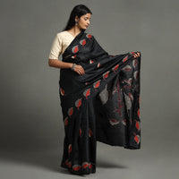 Kantha embroidery Saree