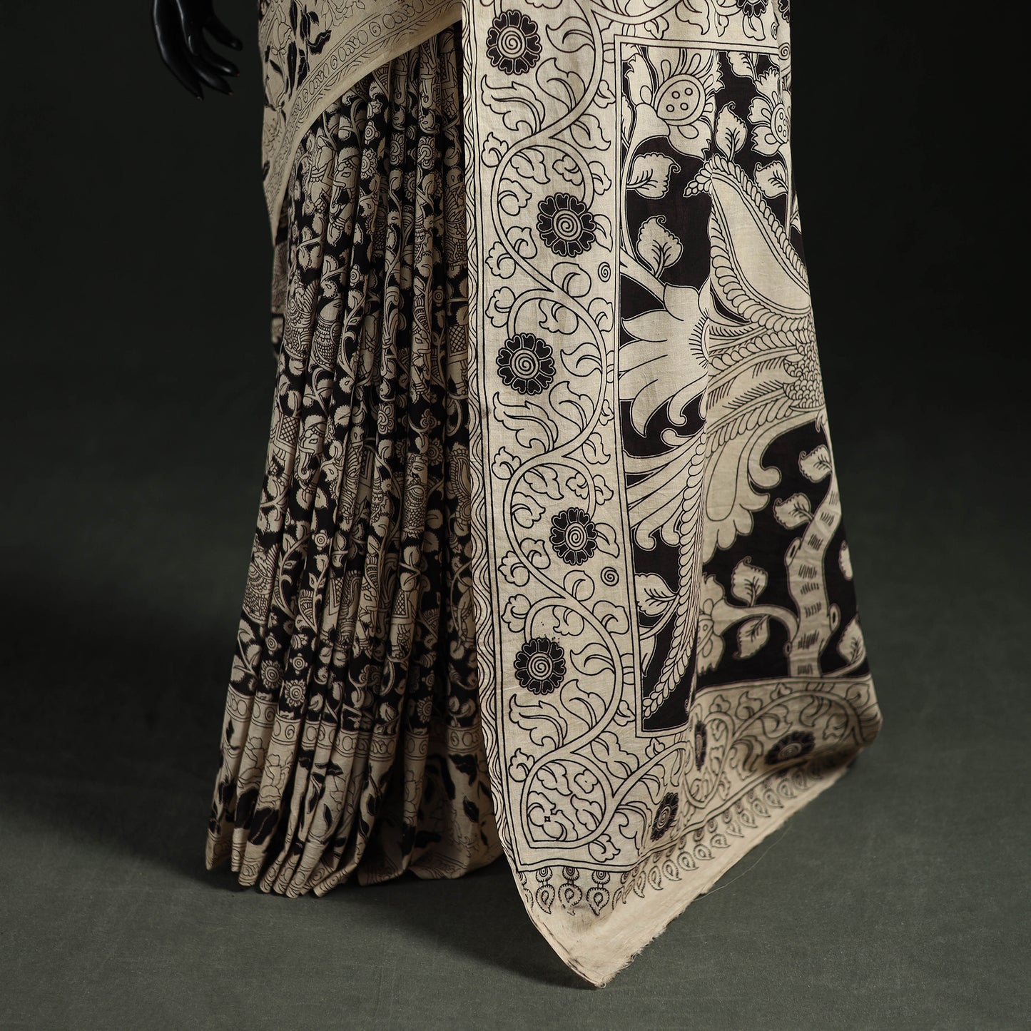 Kalamkari Printed Cotton Saree 34