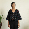 pochampally crop top