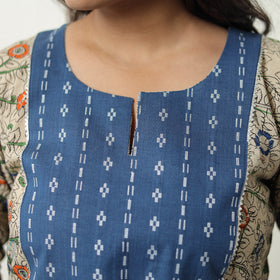 Beige - Straight Cotton Kalamkari Kurta 07