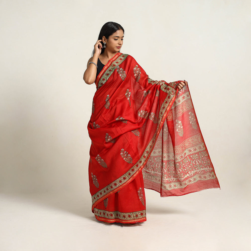 Bagru Saree