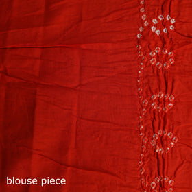Kutch Bandhani Tie-Dye Cotton Saree 84