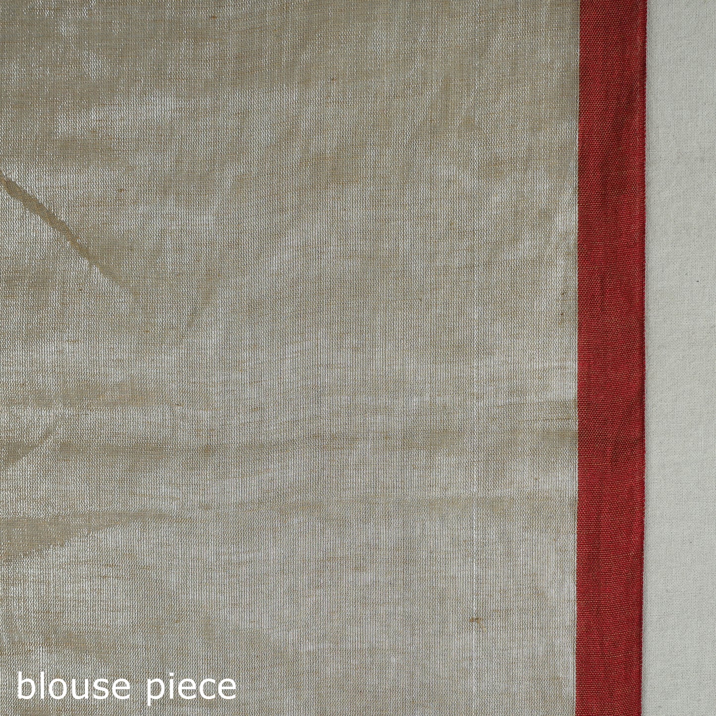 Beige - Bengal Fine Tissue Zari Saree 02