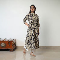 Printed Cotton A-Line Kalamkari Kurta 14