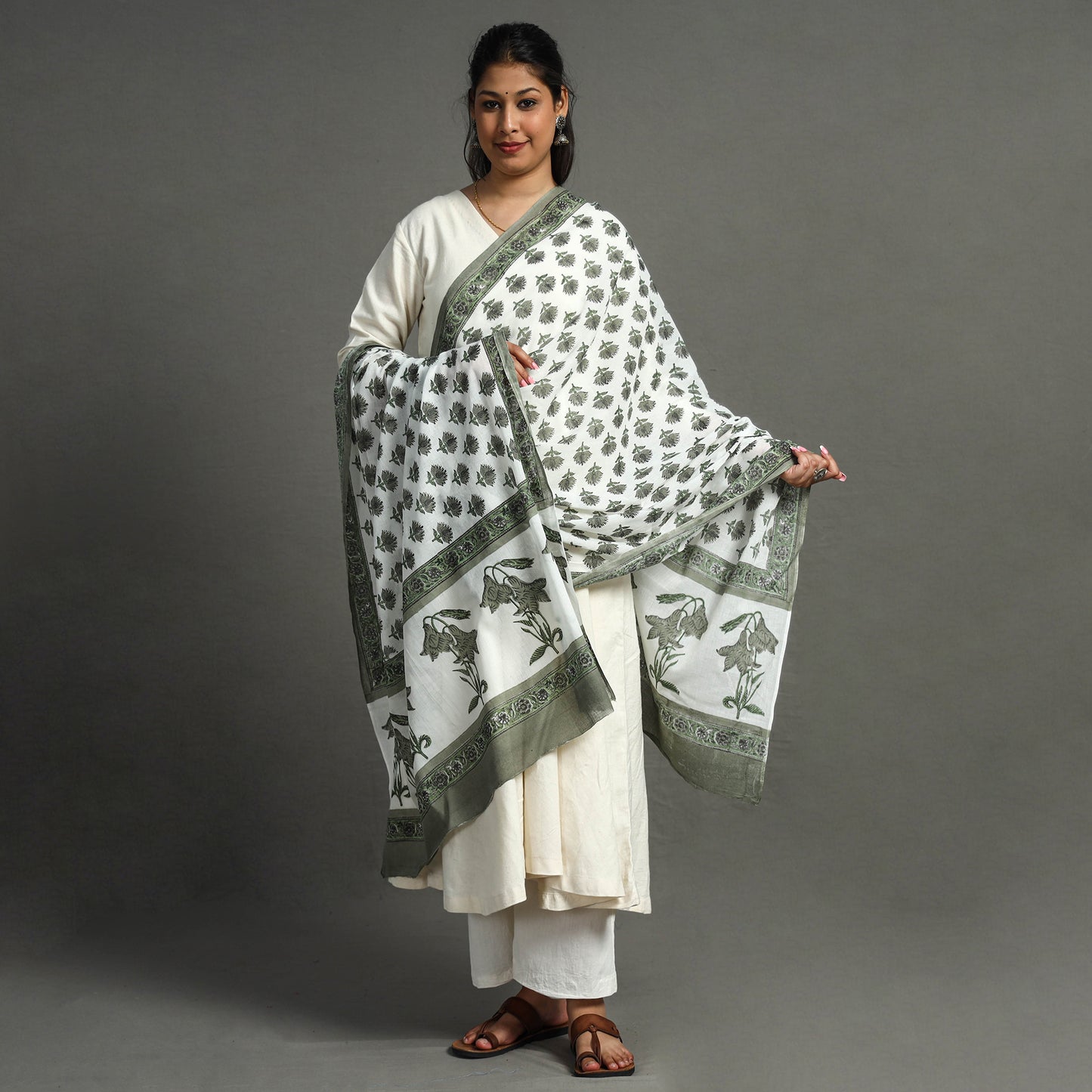 Sanganeri Dupatta 