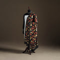 Multicolor - Hand Batik Print Handloom Chanderi Silk Dupatta 02